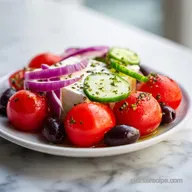 Greek Salad Recipe in 15 Minutes