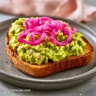 Avocado Toast with Pickled Onion