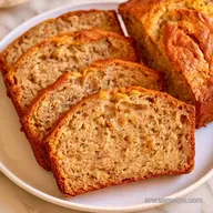 Banana Bread Recipe Basic for 1 Loaf