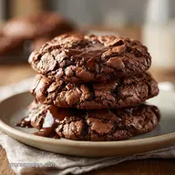 Double Chocolate Cookies: Bakery Style