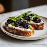 Blackberry Ricotta Pizza in 35 Minutes