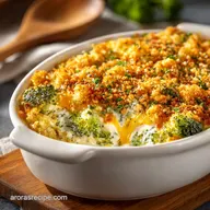 Broccoli Cheese Casserole With Stuffing: Ultra-Creamy Crispy Topping