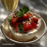 New Year Party Dessert Recipe with Champagne