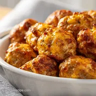 Sausage Balls Recipe: Easy Cheesy Appetizer Ready in 40 Mins
