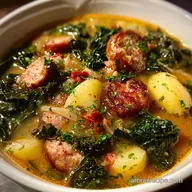 Tuscan Zuppa: Easy Sausage, Kale, and Potato Soup
