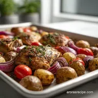 Chicken and Potatoes Oven-Roasted in 55 Minutes