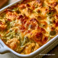 Chicken Enchilada Casserole with Green Chiles