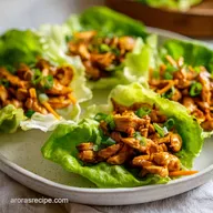 Chicken Lettuce Wraps with Ice Water | 4 Servings