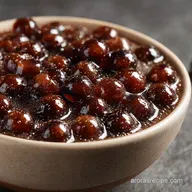 Homemade Chocolate Boba Tea Velvet Cocoa Pearls Medium Difficulty