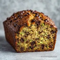 Zucchini Banana Bread for 9 Slices