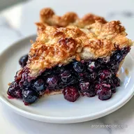 Blueberry Pie: Old Fashioned and Shattering Crust