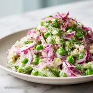 Classic Pea Salad Recipe with Bacon and Cheese