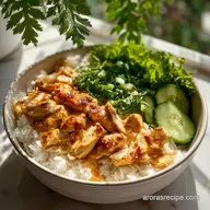 Coconut Chicken Rice Bowl Recipe for 4 Servings