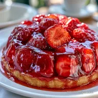 The Best Copycat Shoneys Strawberry Pie: Ruby Red