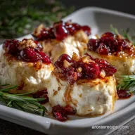 Delicious New Years Eve Finger Food Idea with Cranberry Bites