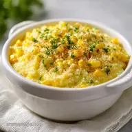 Creamed Corn Casserole Recipe for 10 Servings