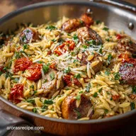 Italian Sausage Orzo: Creamy One-Pot Tuscan Style Dinner