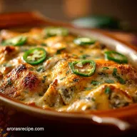 Poblano pepper recipes: Creamy Chicken Enchilada Bake