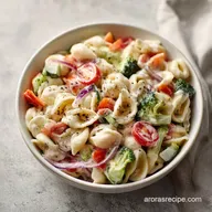 Ranch Pasta Salad with Rotini and Bacon in 25 Minutes