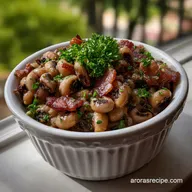 The Best Creamy Southern Black Eyed Peas with Bacon