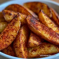 Crispy Grilled Potato Wedges: 30 Min