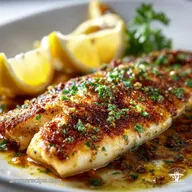 RestaurantStyle PanSeared Orange Roughy with Lemon Brown Butter