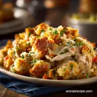 Crockpot Chicken and Stuffing: Easy Slow Cooker Comfort Food Casserole