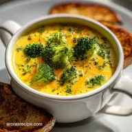 Dairy Free Gluten Free Broccoli Cheddar Soup: Velvety & Savory