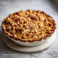 Dutch Apple Pie Recipe With Oats for 8 Servings