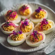 Easter Appetizer Idea with Deviled Eggs: Make-Ahead Party Treat