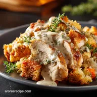 Crockpot Chicken and Stuffing: The Ultra-Creamy, 4-Ingredient Comfort Dinner