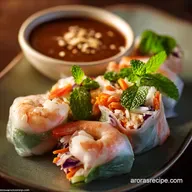 Foolproof Prawn Summer Rolls Recipe with Homemade Peanut Dipping Sauce