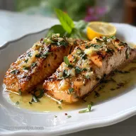 Amazing Galentines Dinner Party Recipe with Garlic Butter Salmon: Pan-Seared