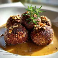 Mouthwatering Ground Beef Meatballs And Gravy Ready in 30 Min