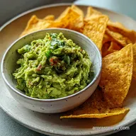 Guacamole and Chips Ready in 25 Minutes