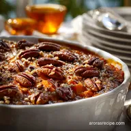 Healthier Sweet Potato Casserole: Low-Sugar Maple-Pecan Bake