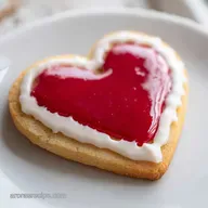 Heart Shape Sugar Cookie For Valentines Recipe