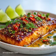 Glazed Air Fryer Honey Garlic Salmon in 20 Minutes