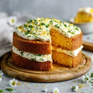 Layered Cornbread Cake: 55 Minute Dessert