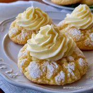 Lemon Crinkle Cookies with Greek Yogurt