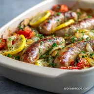 Weeknight Recipes: Speedy Lemon Herb Sausage Bake