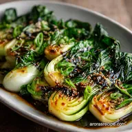 Perfectly Roasted Bok Choy Recipe with Umami GarlicSesame Glaze