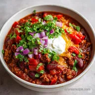 Paleo Crockpot Chili - Chunky & No Beans