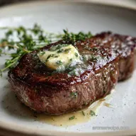 Top Sirloin Recipes: Pan-Seared Steak with Garlic Thyme Butter