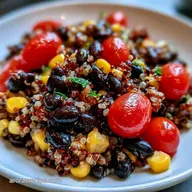 Peruvian Quinoa Salad with Black Beans