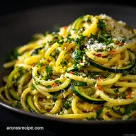 Zucchini Pasta with Garlic Quick Light Dinner Ready in 25 Minutes