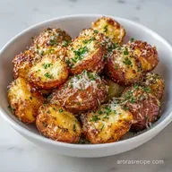 Roasted Garlic Parmesan Potatoes: Crispy