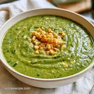 Roasted Poblano Chili Soup in 55 Min