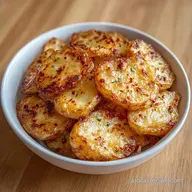 Roasted Russet Potato Slices: Crispy