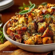 Sausage Herb Stuffing Recipe: The Best Classic Sourdough Sage